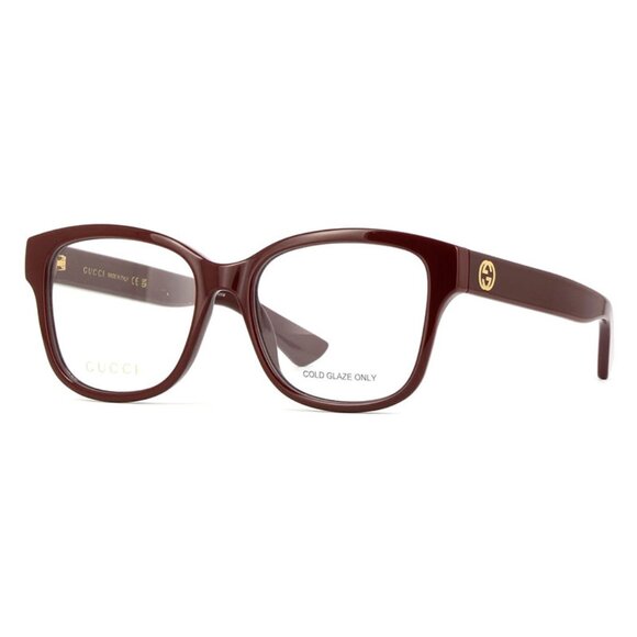 NEW GUCCI SQUARE EYEGLASSES GUCCI GG1340O 005 RED CLEAR EYEWEAR - Picture 1 of 3
